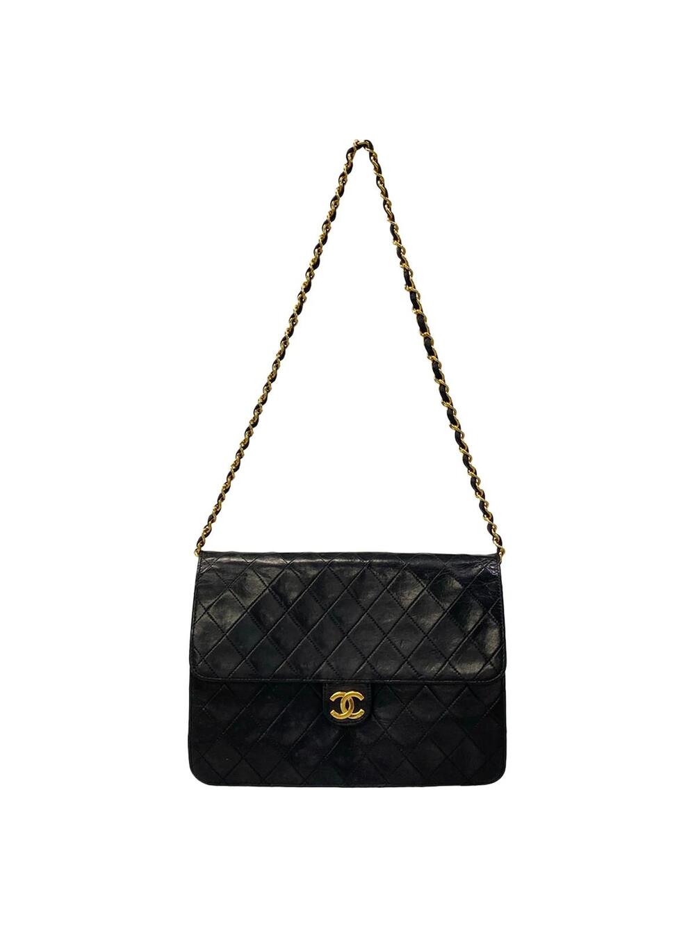 Chanel Matelasse Black Lambskin #351008C24B